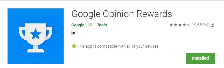 Google Opinion Rewards অনলাইন ইনকাম অ্যাপস